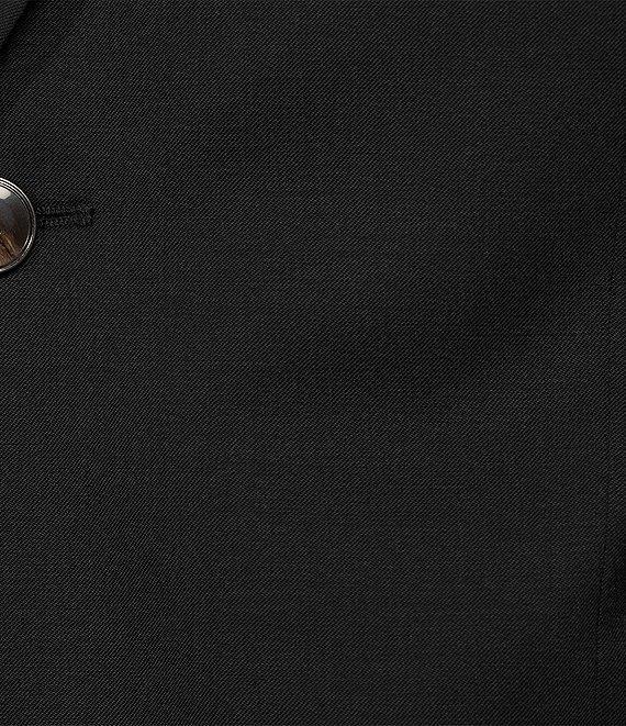 Hart Schaffner Marx Classic Fit Solid Black Wool Blend Sport Coat Product Image