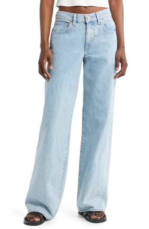 Mica Low-Rise Wide Relaxed Jeans Product Image