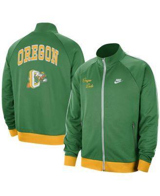 Mens Nike /Yellow Oregon Ducks Special Game Alternate Full-Zip Track Jacket Product Image