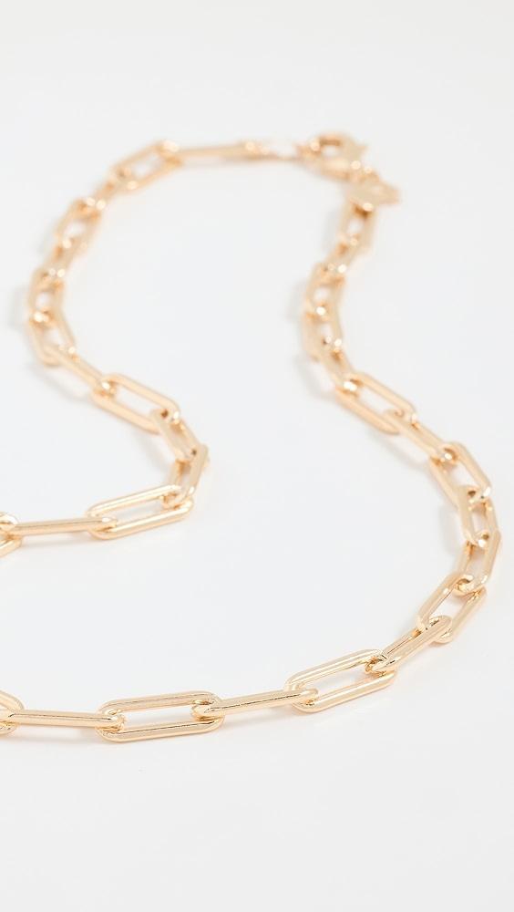 By Adina Eden Large Paperclip Link Necklace | Shopbop Product Image