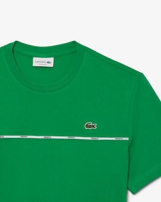 Men's Logo Trim Cotton Jersey T-Shirt Product Image