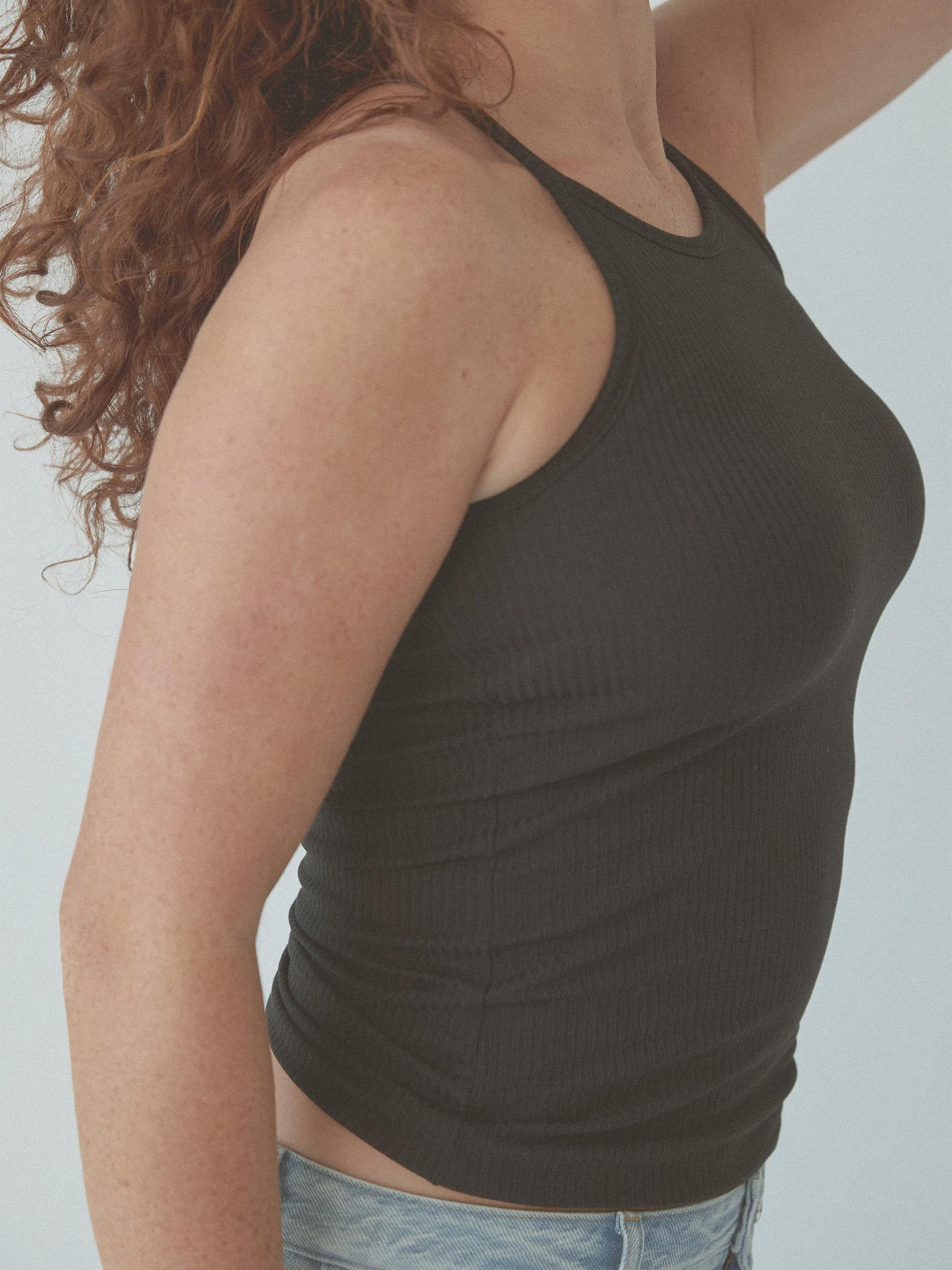 Ribbed High Neck Brami Product Image