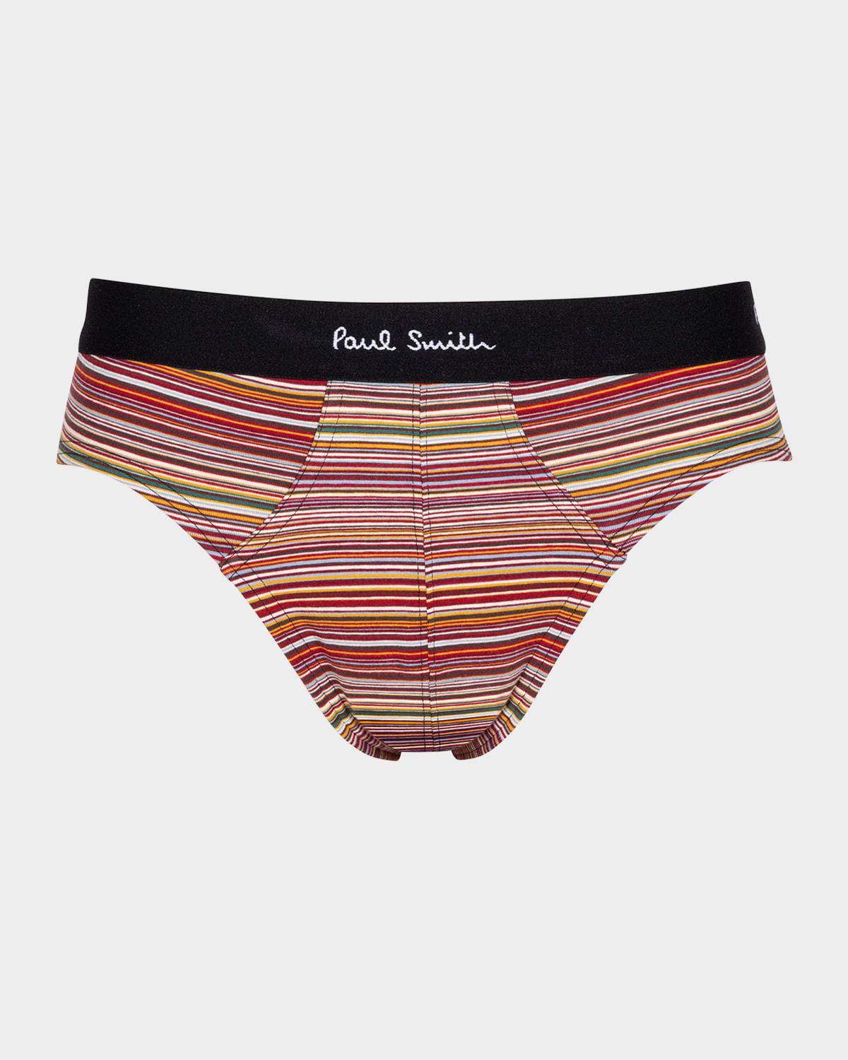 Men's Organic Cotton Signature Stripe Briefs Product Image