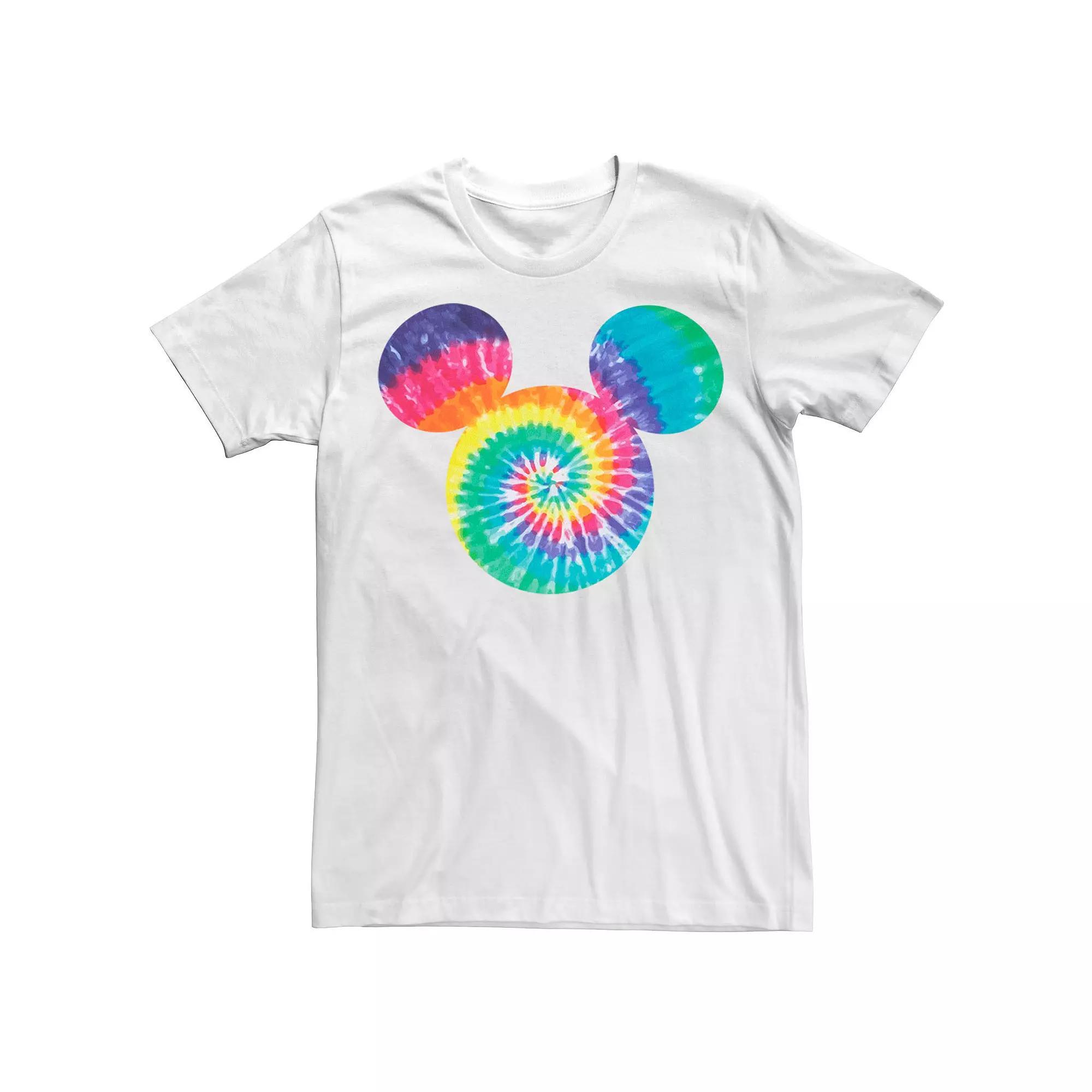 Disney's Mickey And Friends Mickey Tie Dye Fill Men's Graphic Tee,  Product Image