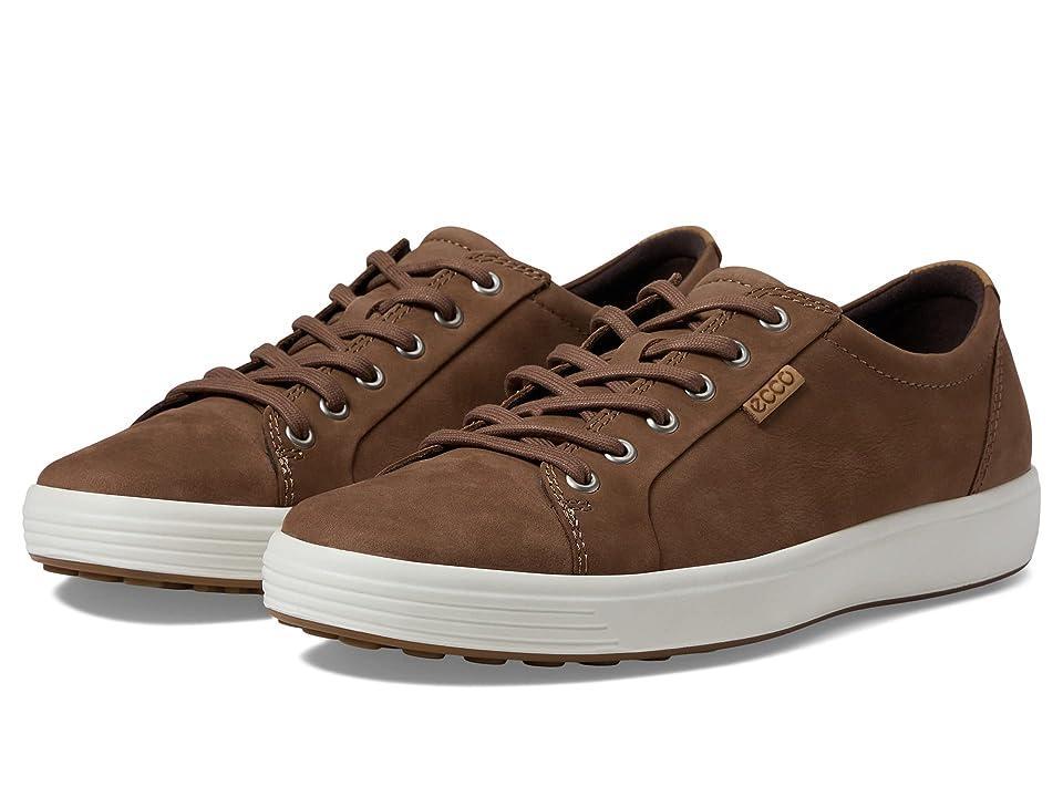 ECCO Mens Soft VII Leather Sneakers Product Image