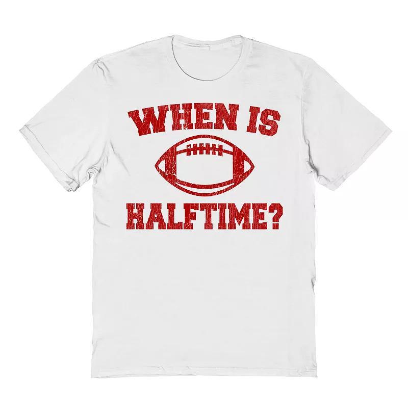 Men's Duke & Sons When Is Halftime Graphic Tee, Size: Medium, Red White Product Image