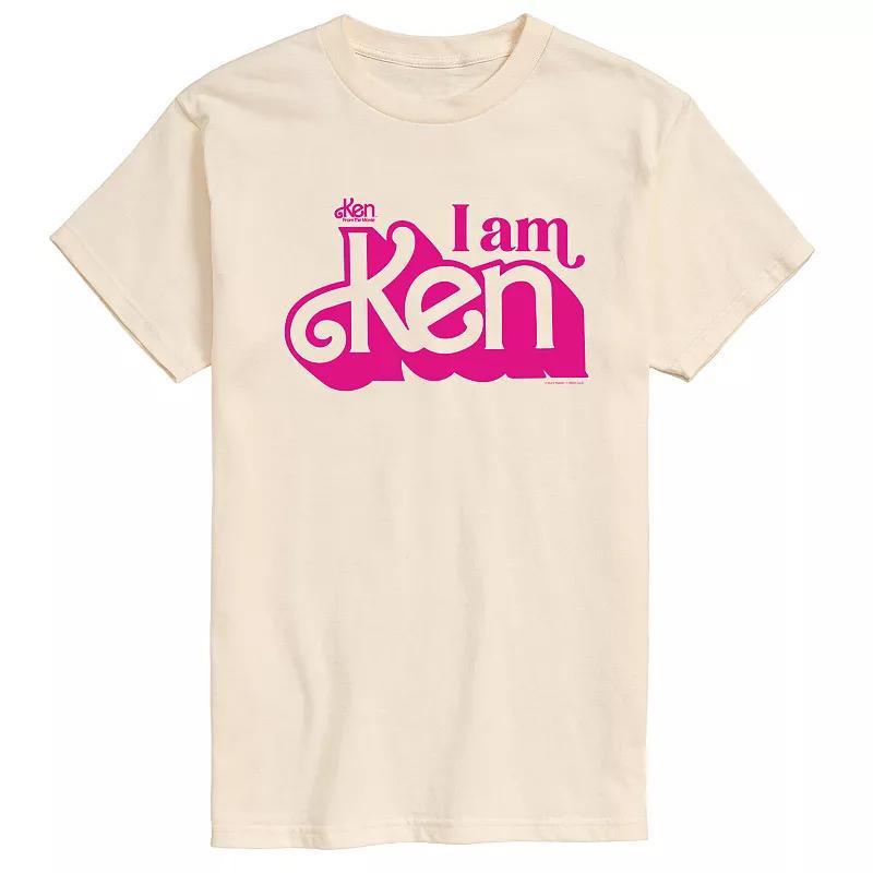 Big & Tall Barbie™ The Movie I Am Ken Graphic Tee, Men's, Size: 6XB, White Product Image