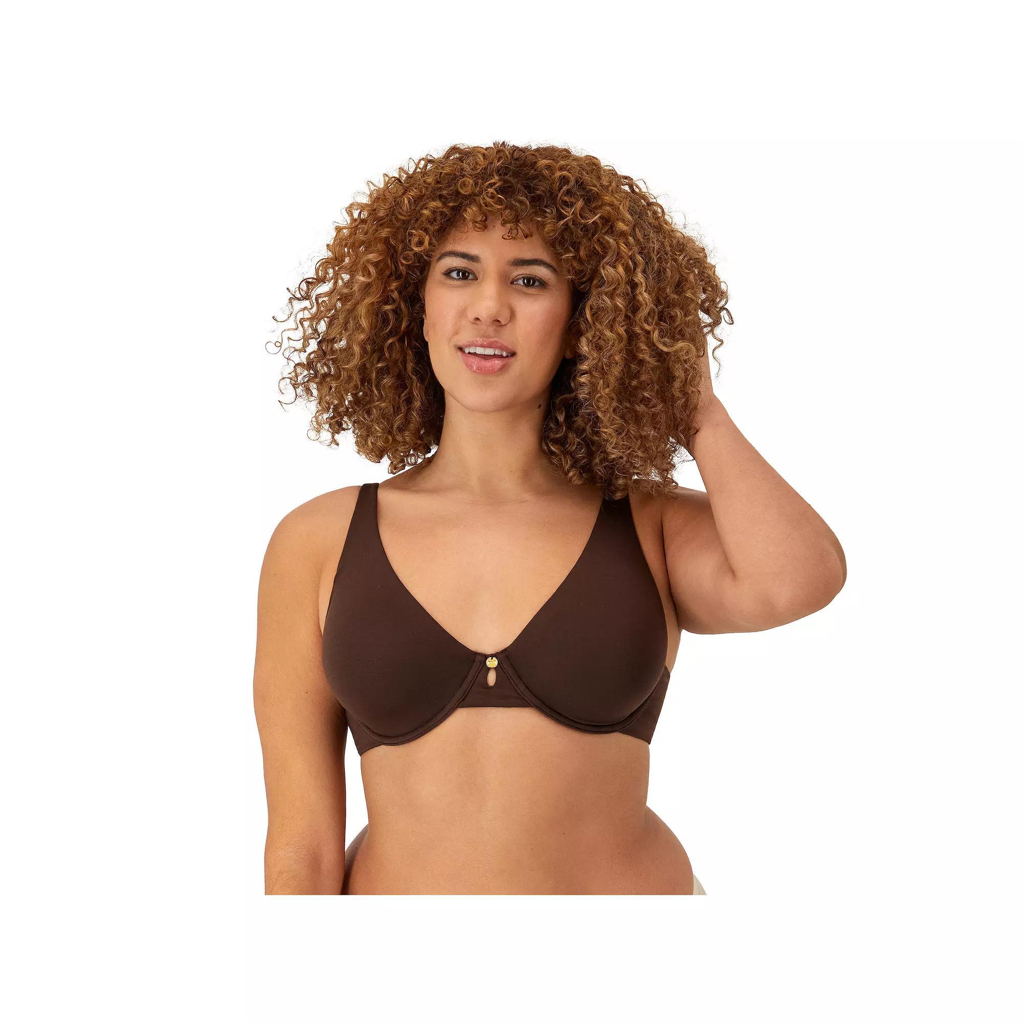 Maidenform Everyday Luxe Full Coverage Underwire Bra with Convertible Straps DM2401, Women's, Size: 34 D, Just Brown Product Image