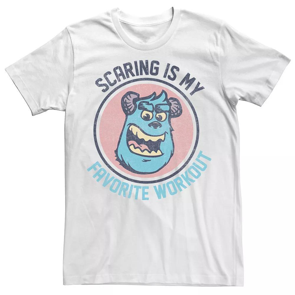 Disney / Pixar's Monsters, Inc. Men's My Workout Tee, Size: XL, White Product Image