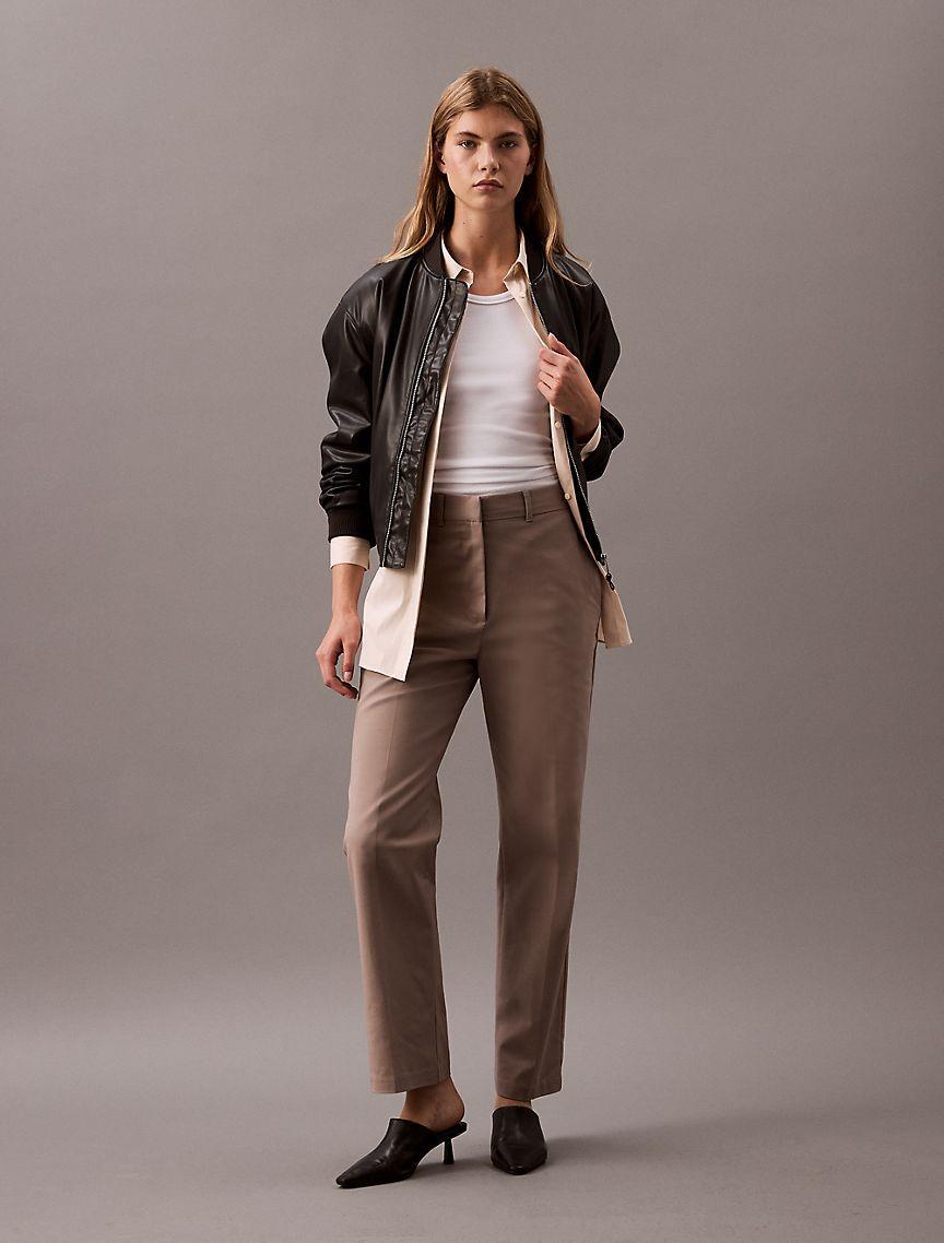 Cotton Stretch Straight Fit Chino Pants Product Image