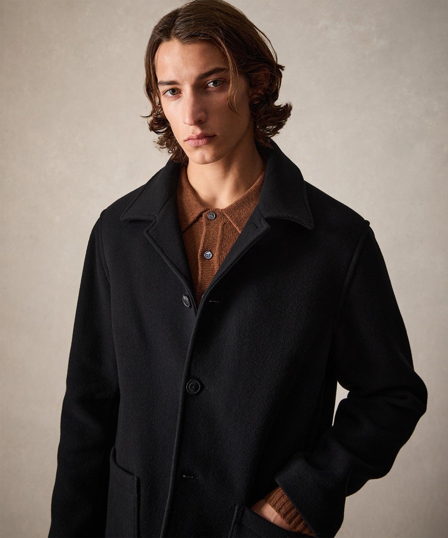 Wool Cashmere Cafe Jacket in Pecan Product Image