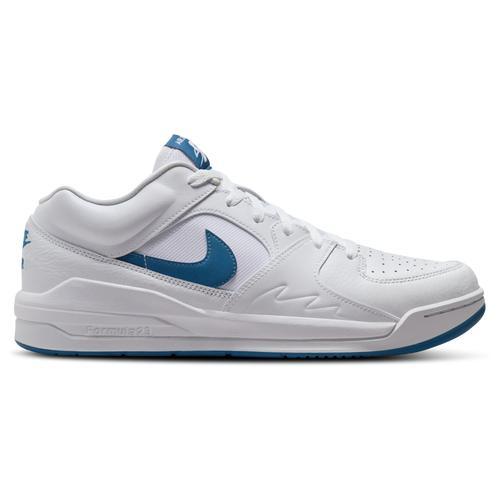 JORDAN Mens  Stadium 90 In White/industrial Blue/wolf Grey Product Image