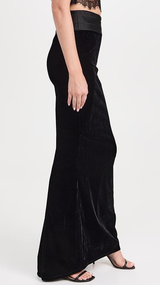 Retrofête Flora Velvet Skirt | Shopbop Product Image