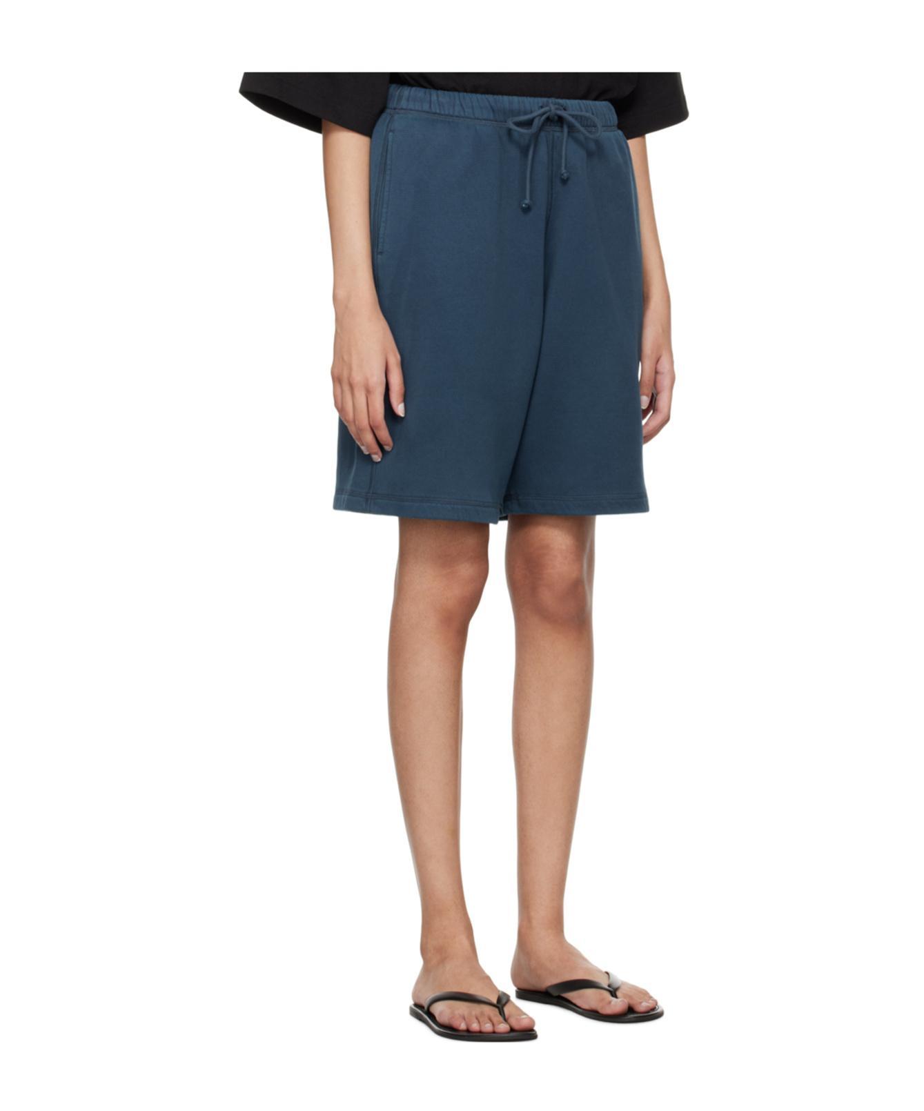 THE ROW Stanton Shorts In Blue Product Image