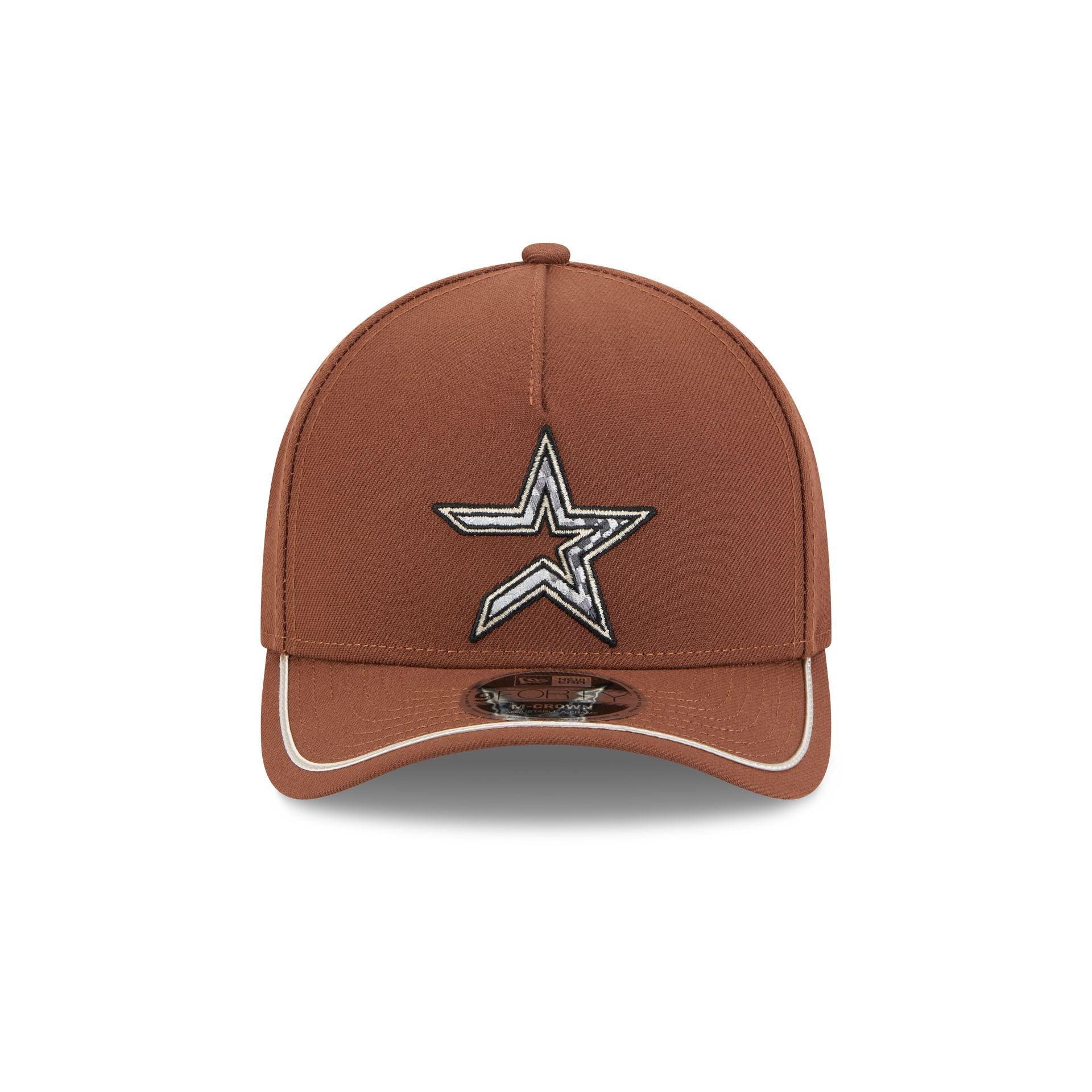 Houston Astros Motorsport 9FORTY M-Crown A-Frame Snapback Hat Male Product Image