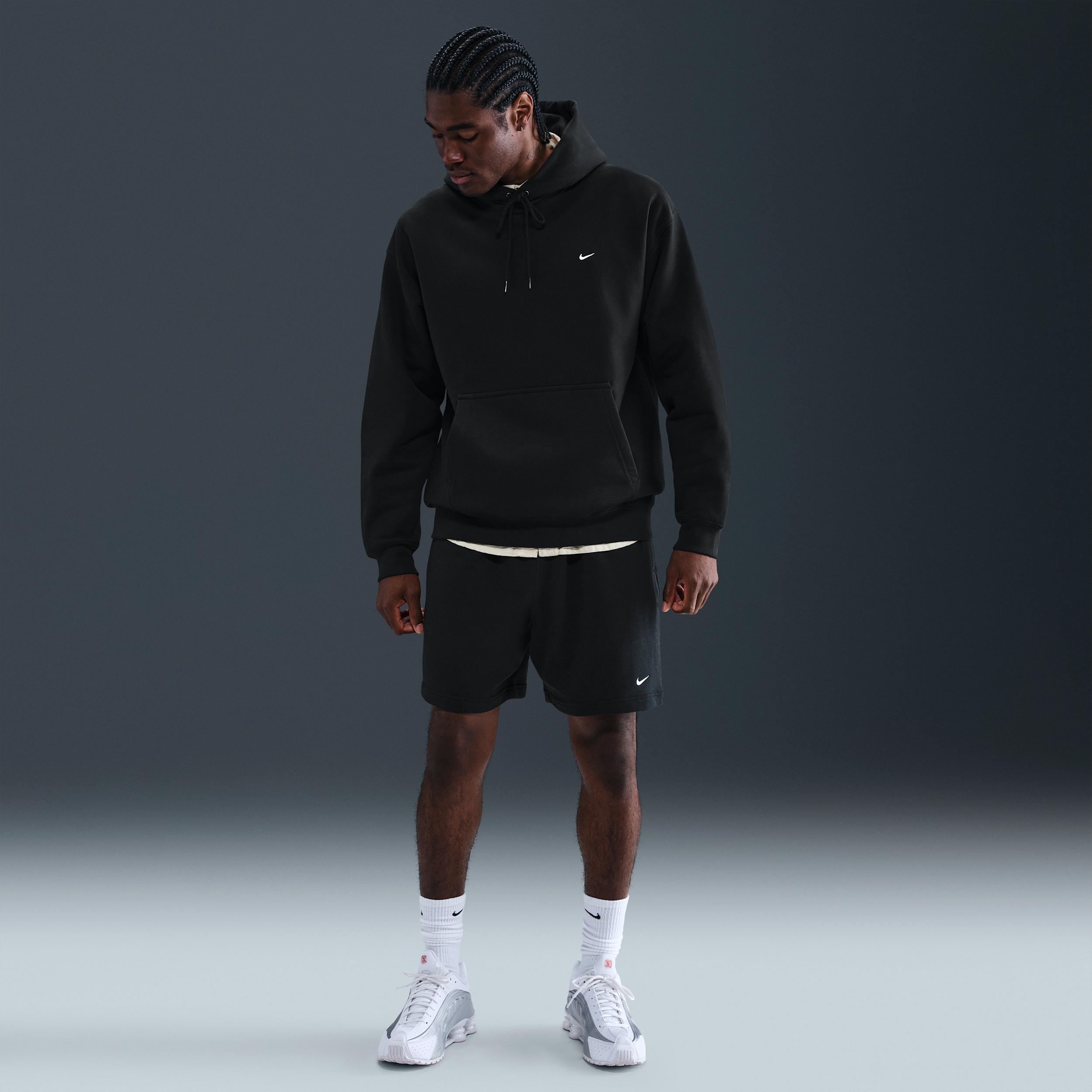 Nike Mens Solo Swoosh Pullover Hoodie | HV1082-010 Product Image