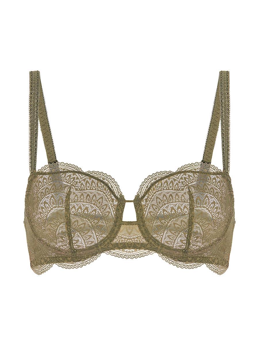 Karma Demi-Cup Convertible Lace Bra Product Image