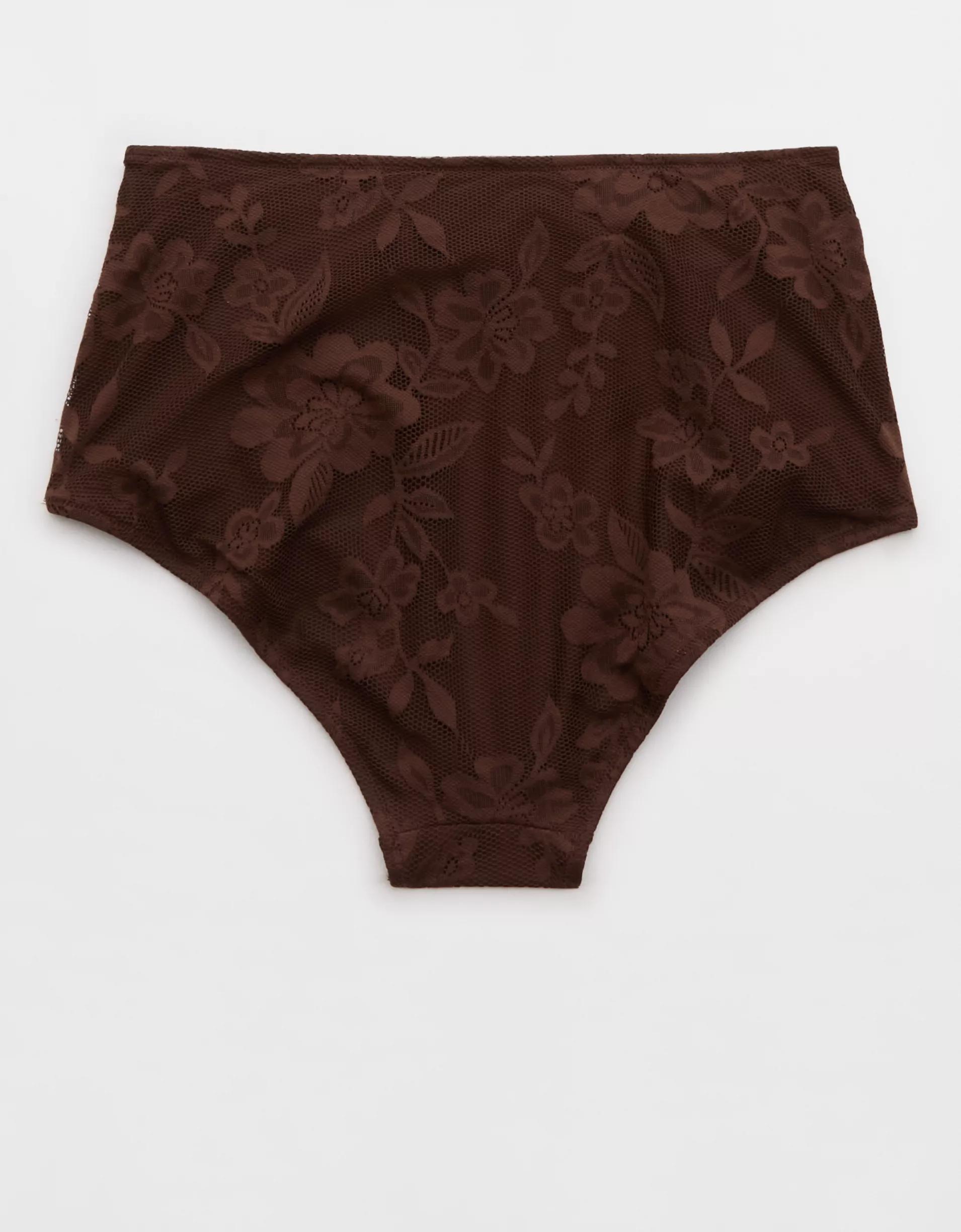 Aerie High Waisted Lace Bikini Bottom Product Image