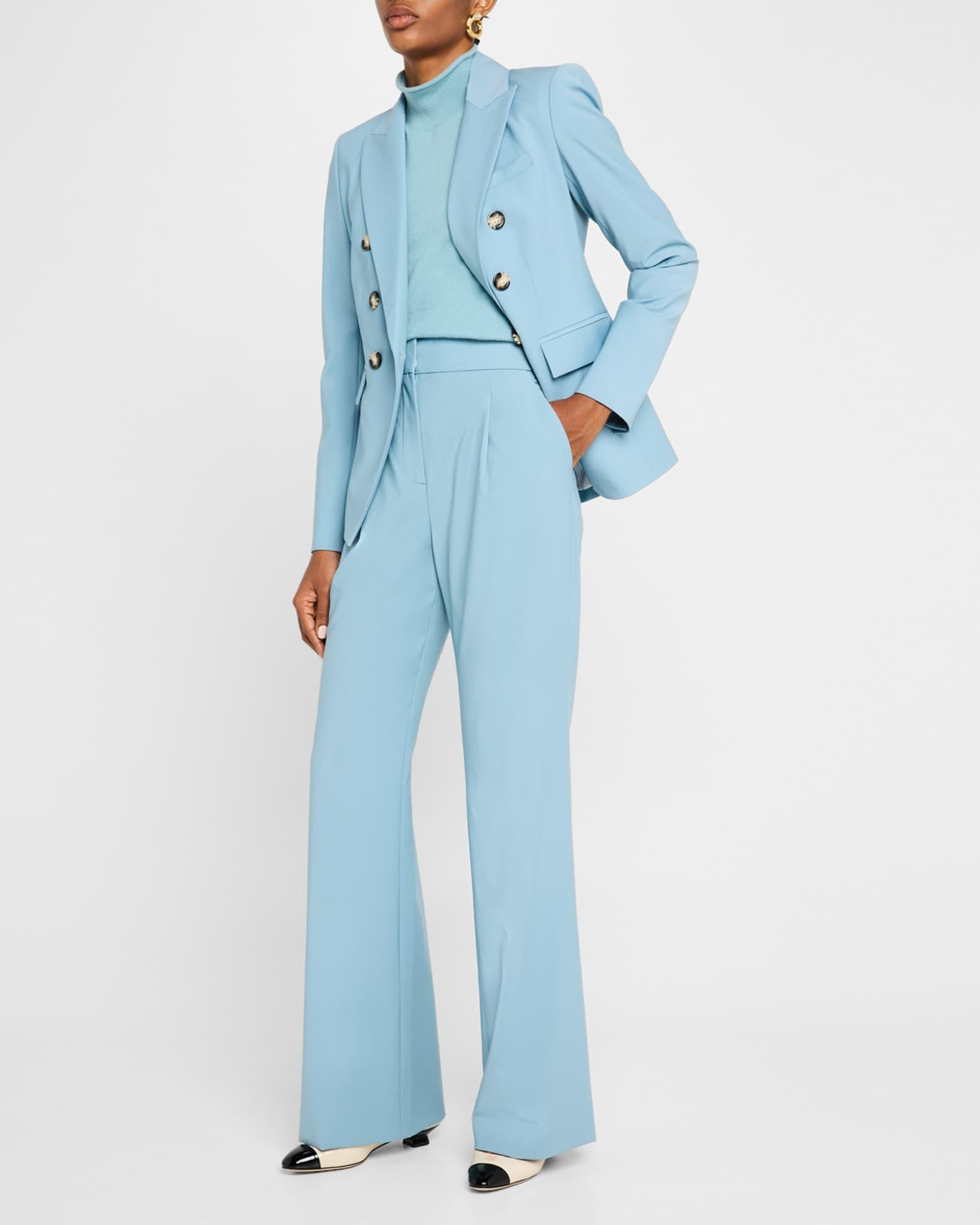 Robinne Pleated Straight-Leg Pants Product Image