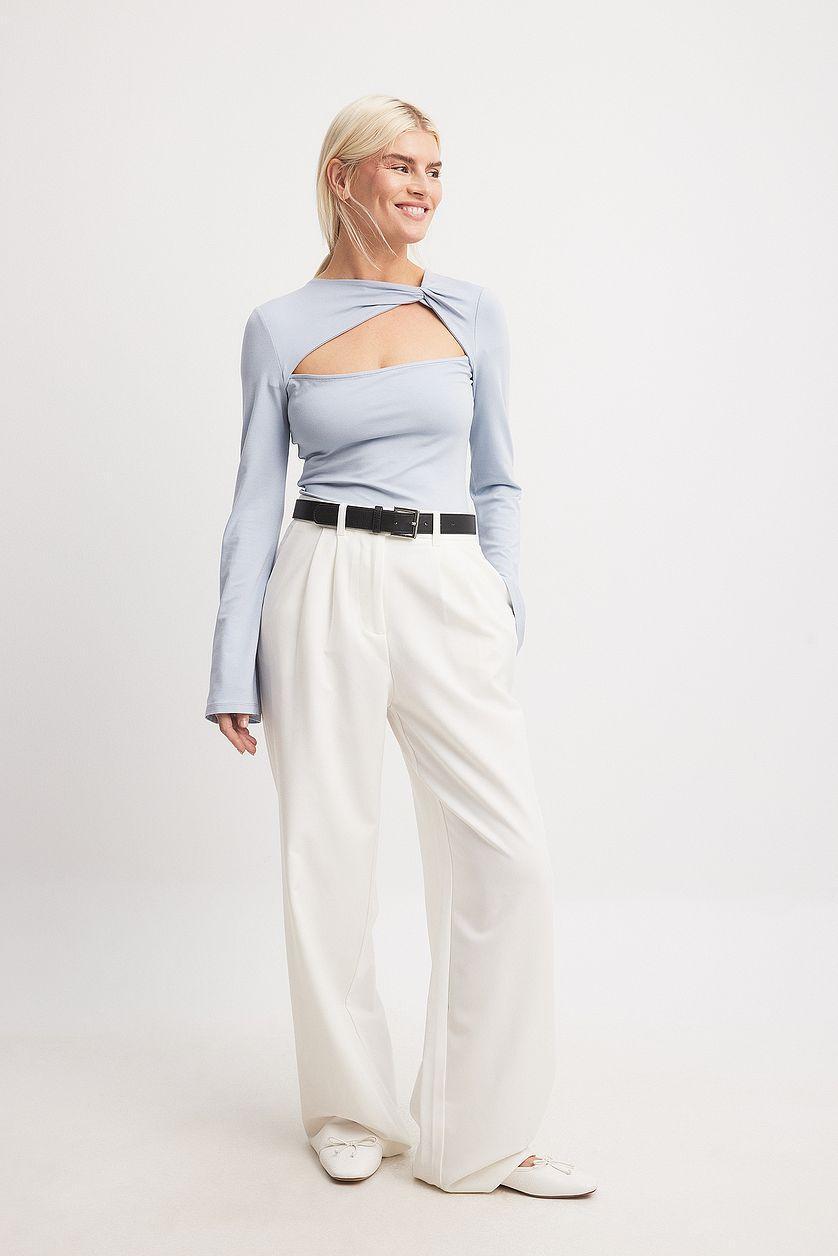 Soft Line Twist Top Product Image