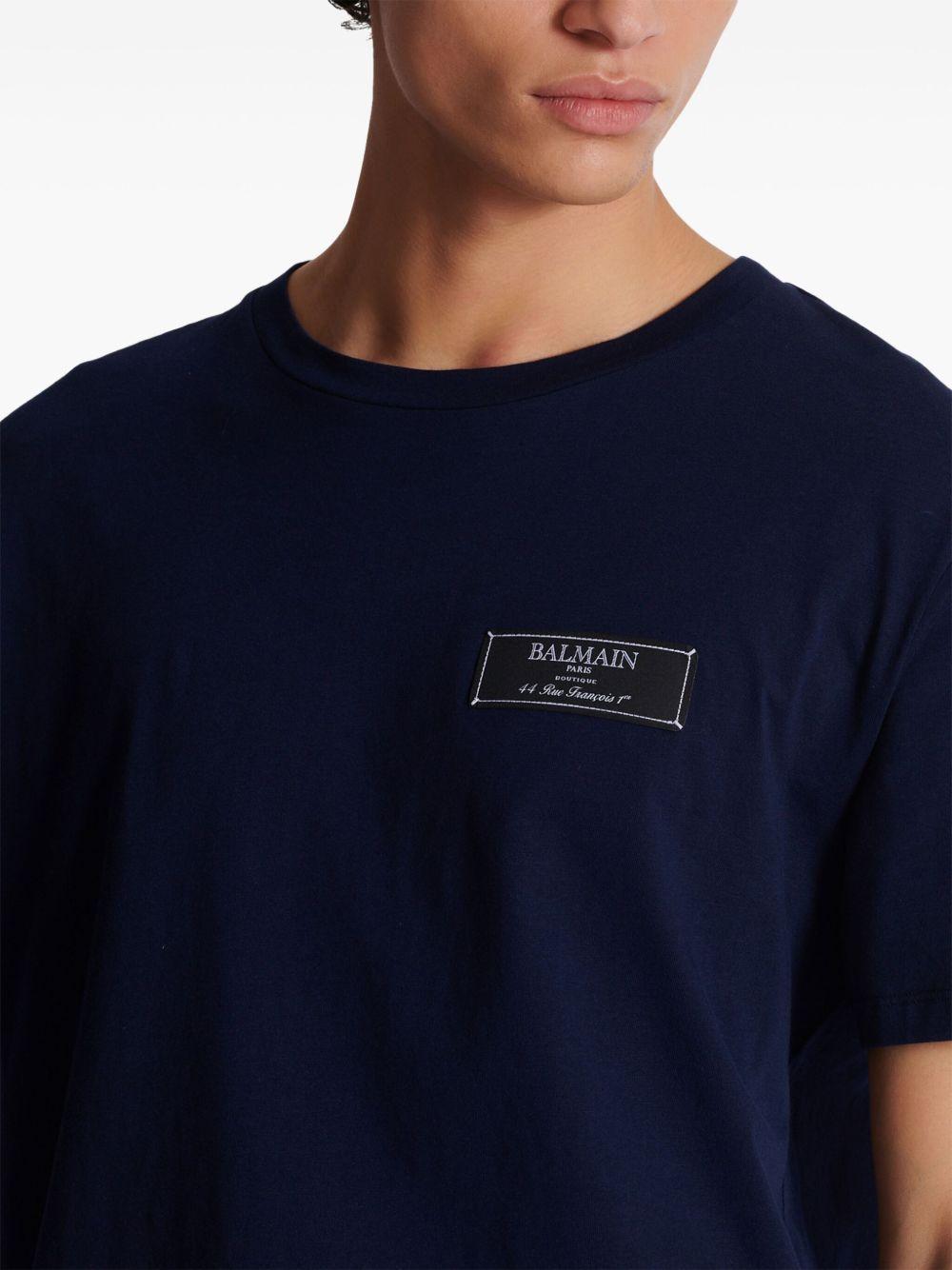 logo-tag cotton T-shirt Product Image