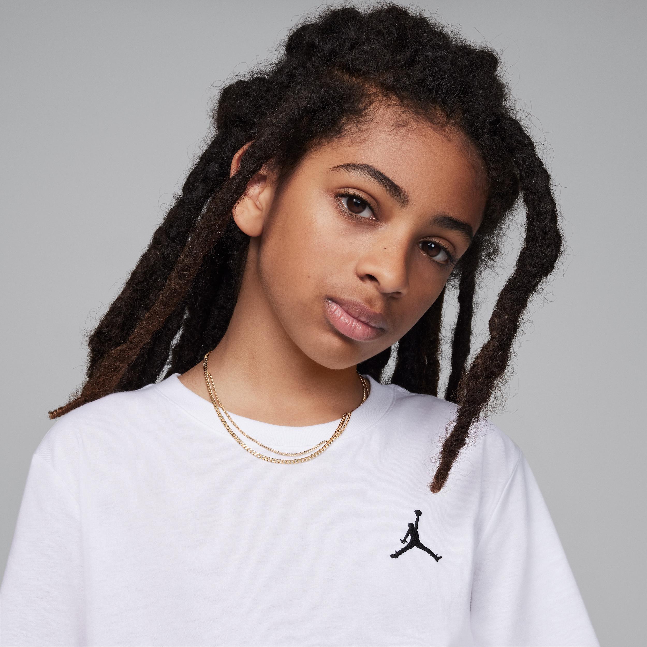 Jordan Big Kids Jumpman Air Embroidered T-Shirt | 95D266-001 Product Image