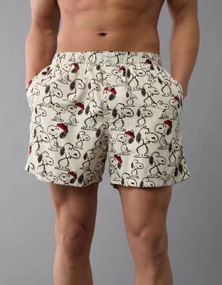 AEO Snoopy Flannel Pocket Boxer Short Product Image