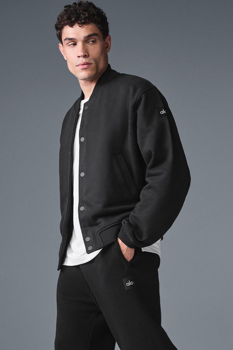 Renown Varsity Jacket - Black Male Product Image