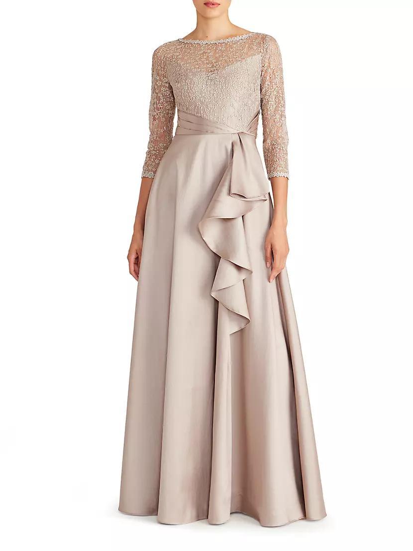 Zola Mikado Lace Gown Product Image