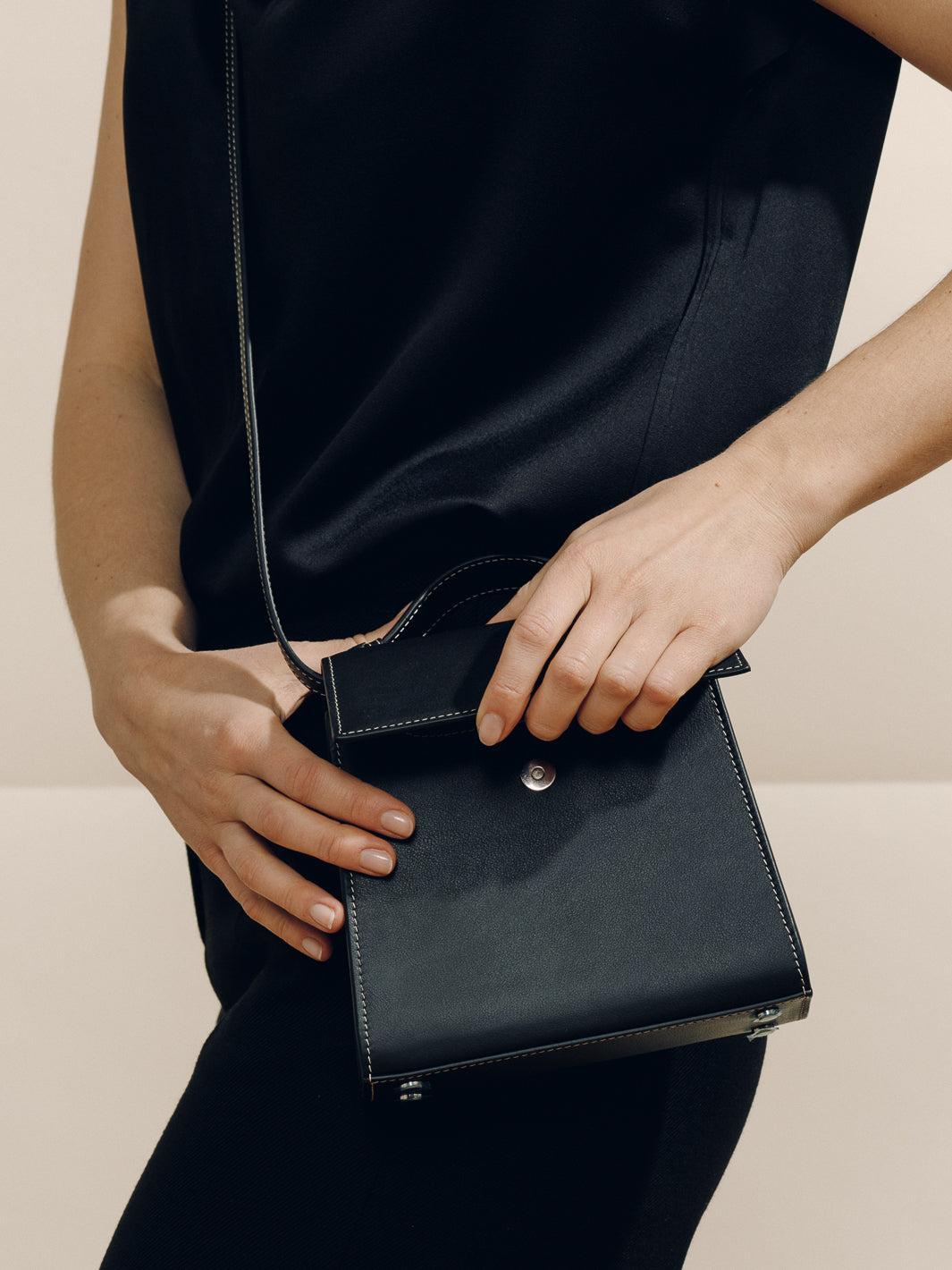 Small Top Handle in Nappa Product Image