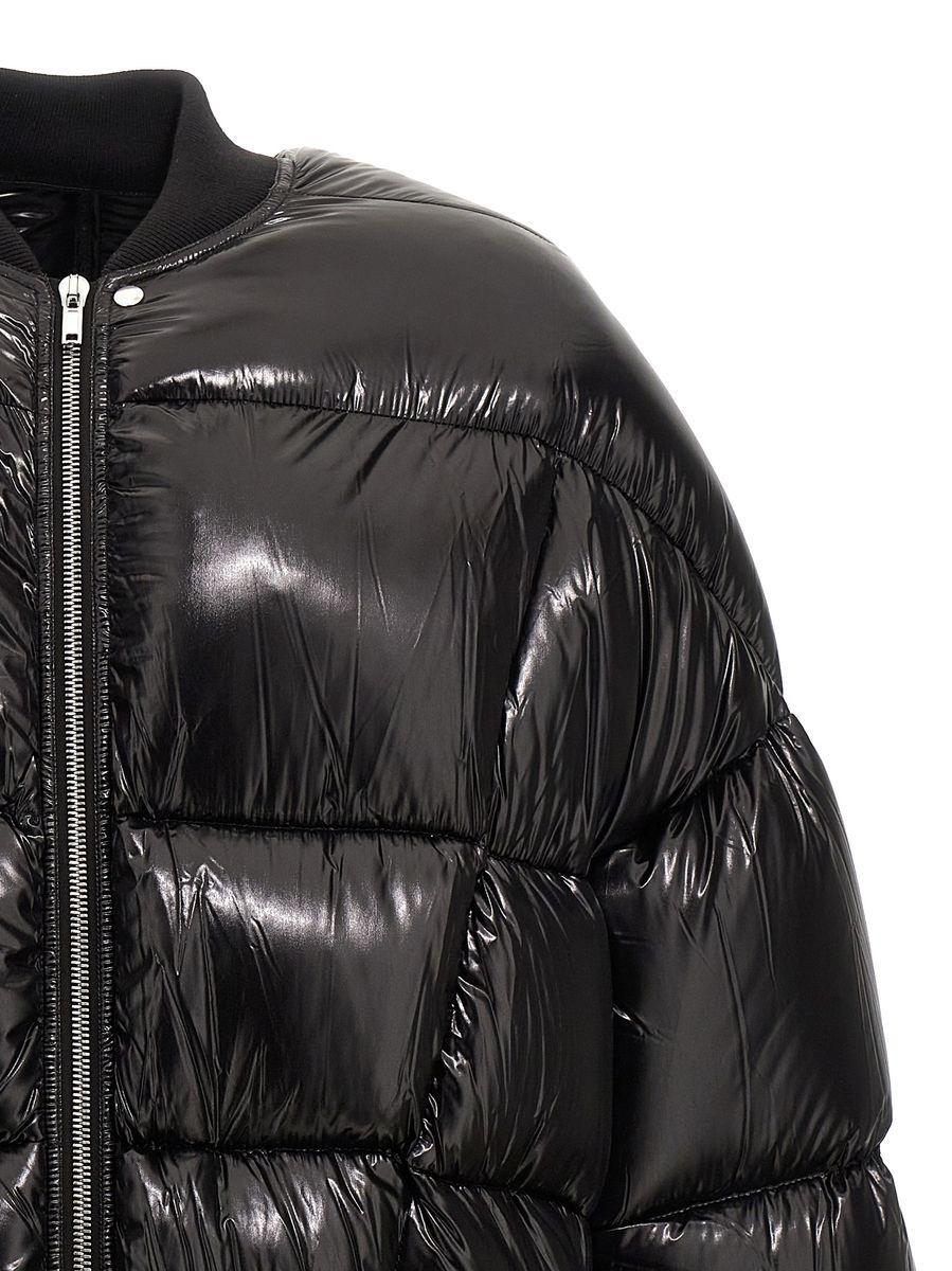 RICK OWENS Flight Down Jacket In Black Product Image