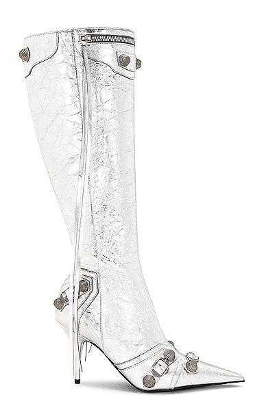 Balenciaga Cagole Boot in Silver - Metallic Silver. Size 38 (also in ). Product Image