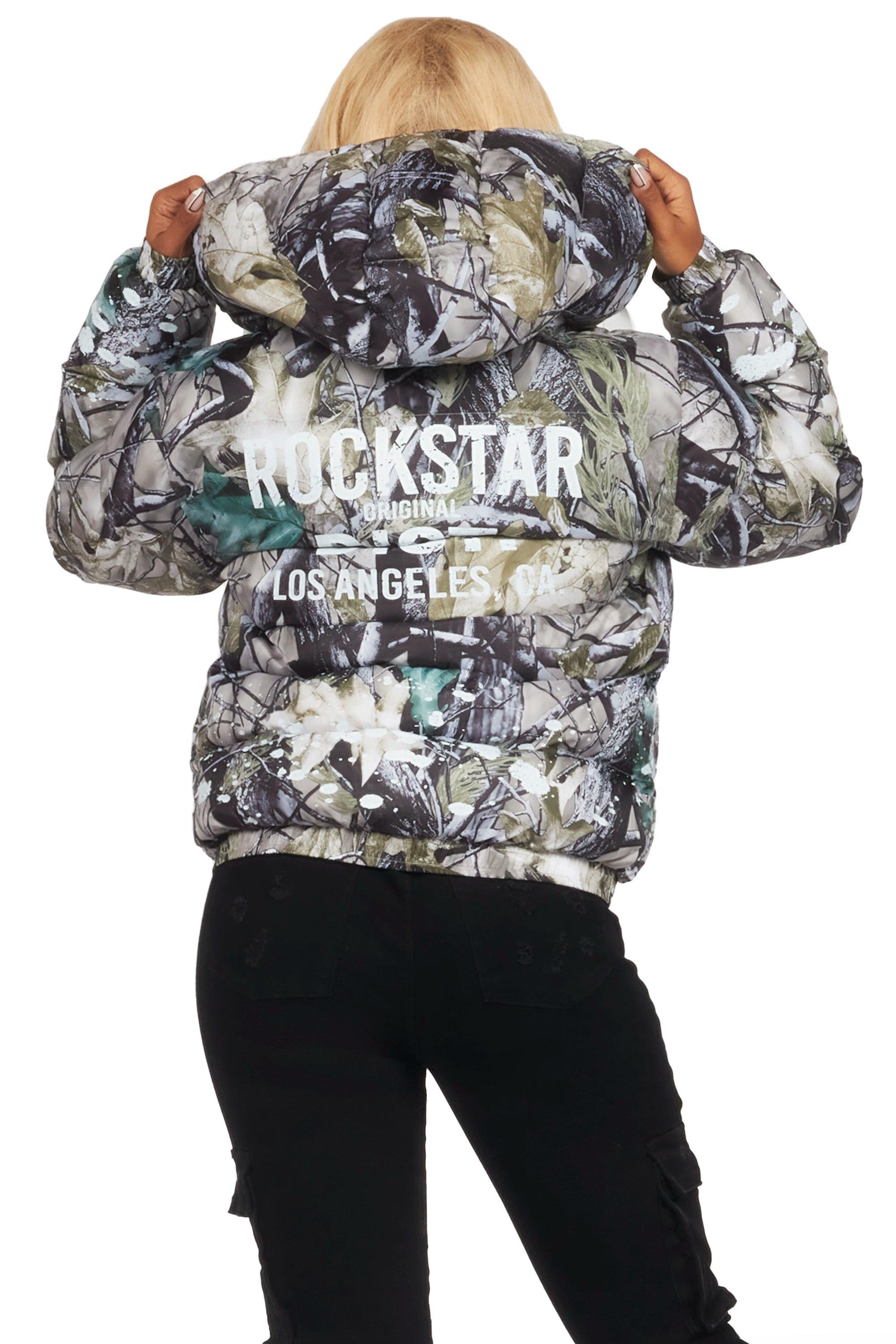 Art Dist. 2.0 Tree Camo Puffer Jacket Female Product Image