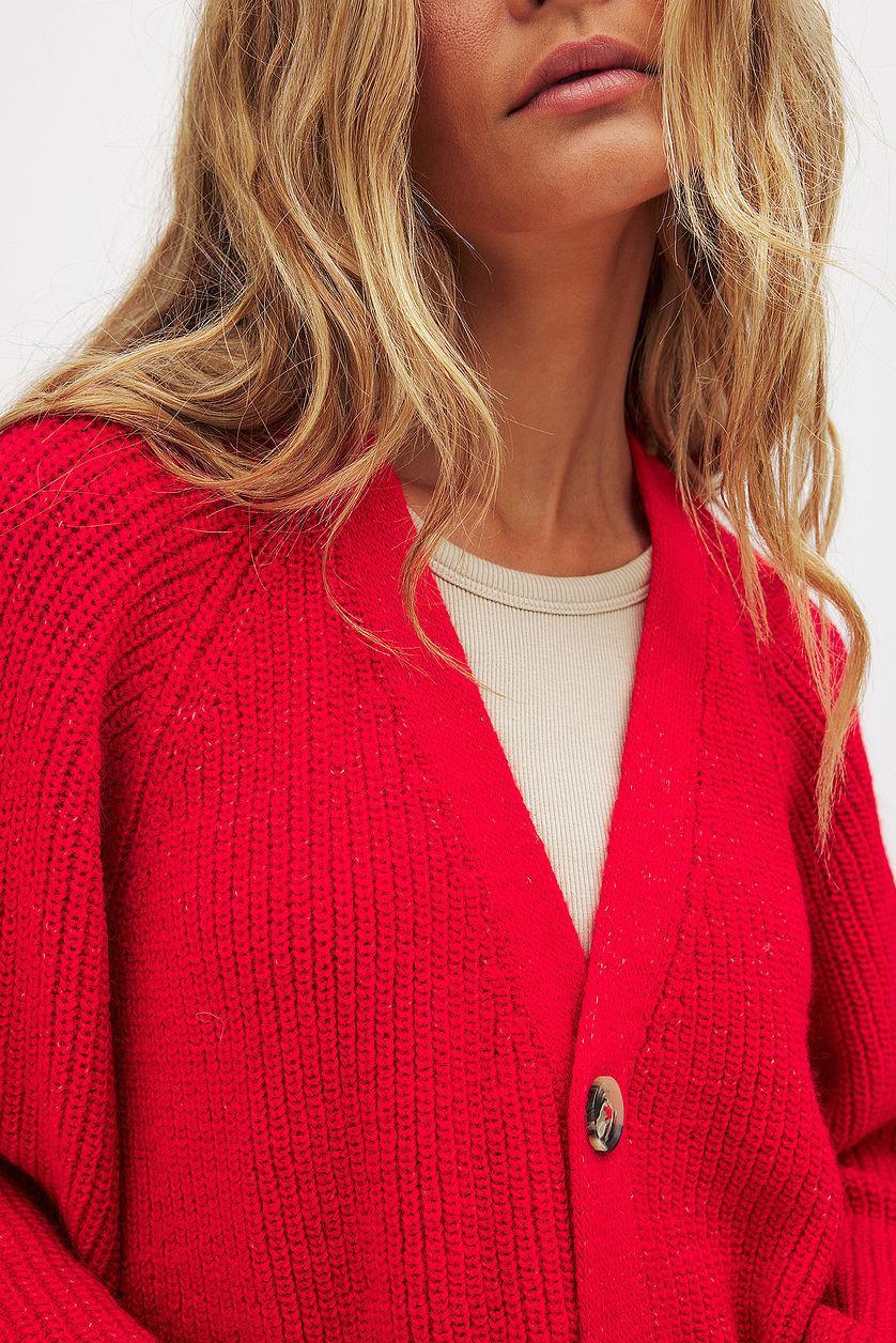 Oversized Knitted Cardigan Product Image