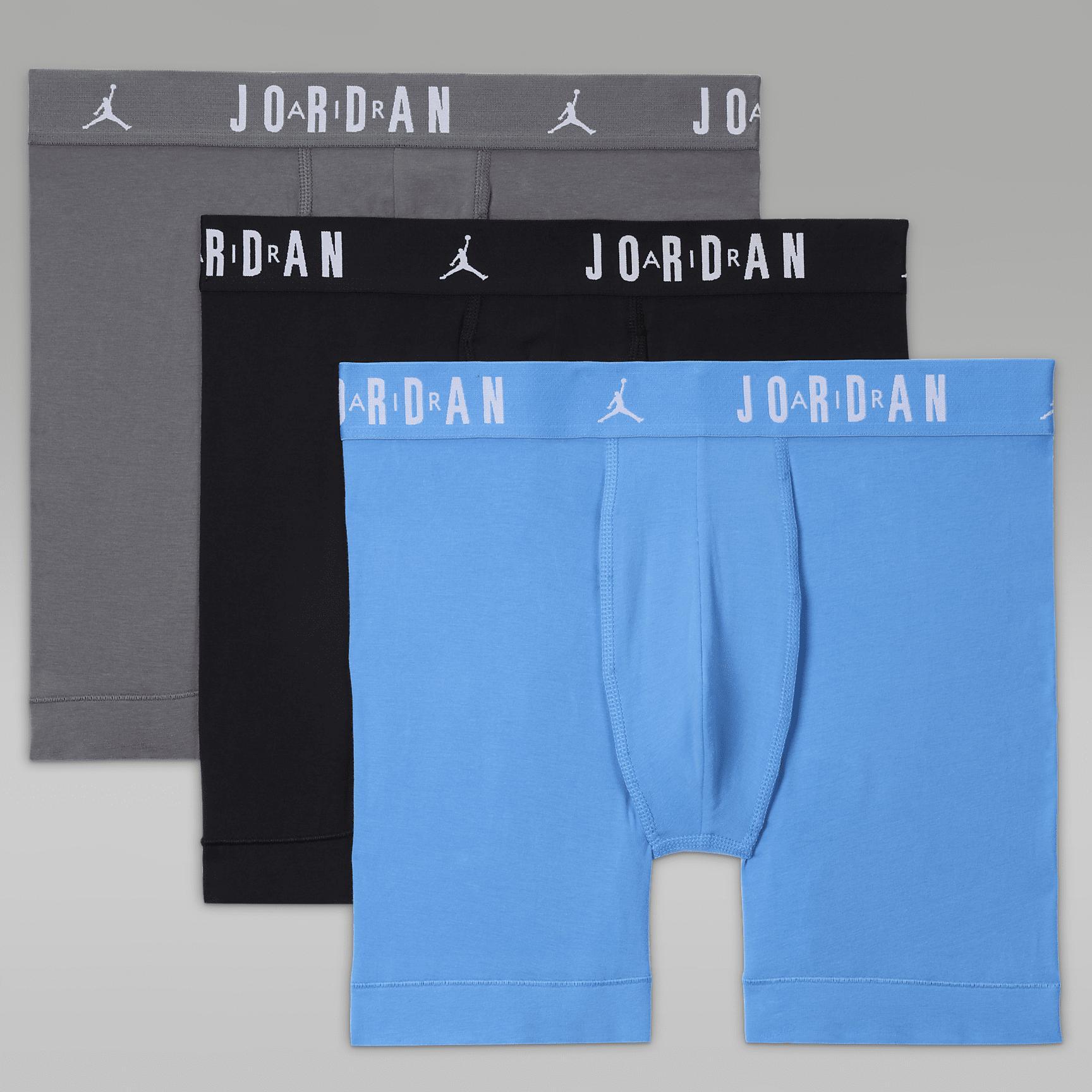 Mens Jordan Flight Cotton Core Boxer Briefs (3-Pack) | JM0622-B9F Product Image