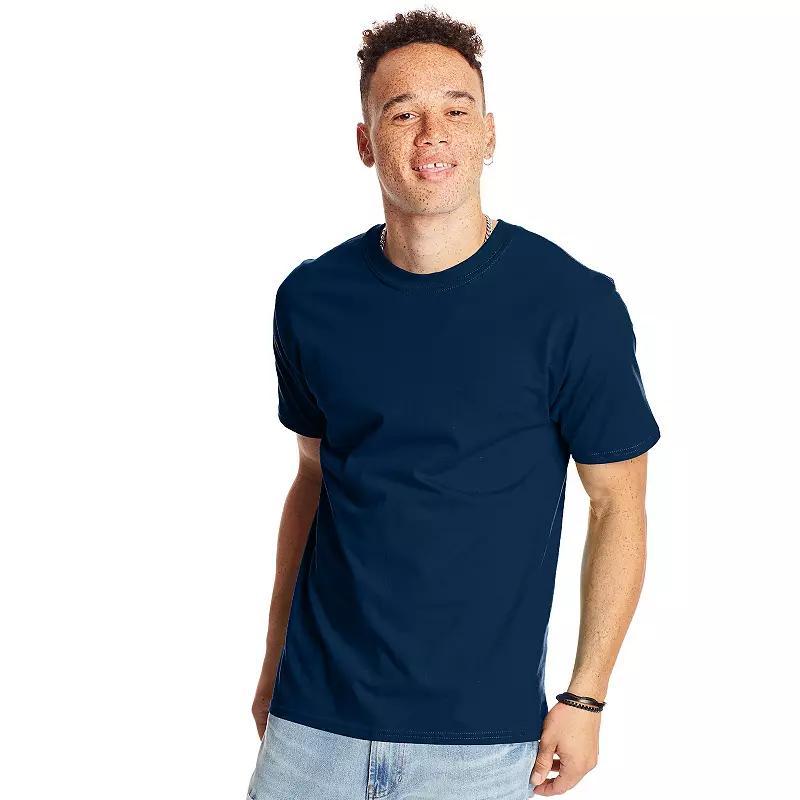 Men's Hanes® Beefy Heavyweight Tee, Size: Large, Deep Royal Product Image