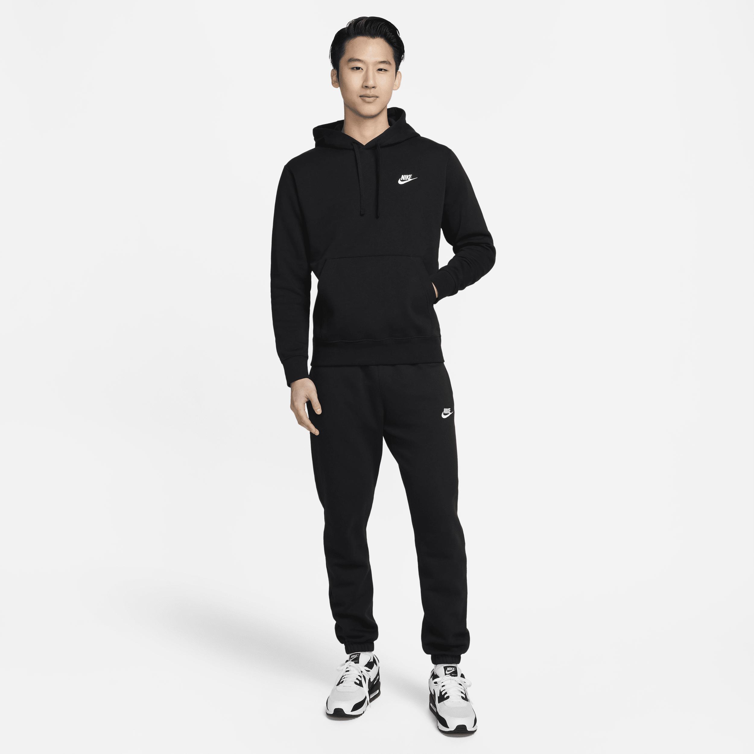 Nike Club Fleece hoodie in black Product Image