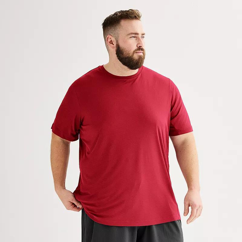 Big & Tall Tek Gear Dry Tek Tee, Mens Red Product Image