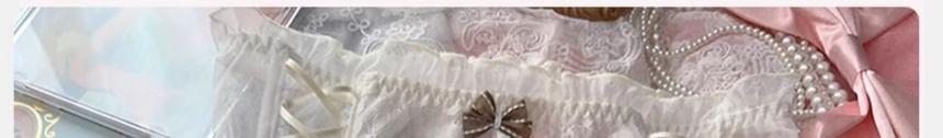 Ruffle Trim Bow Panties Product Image