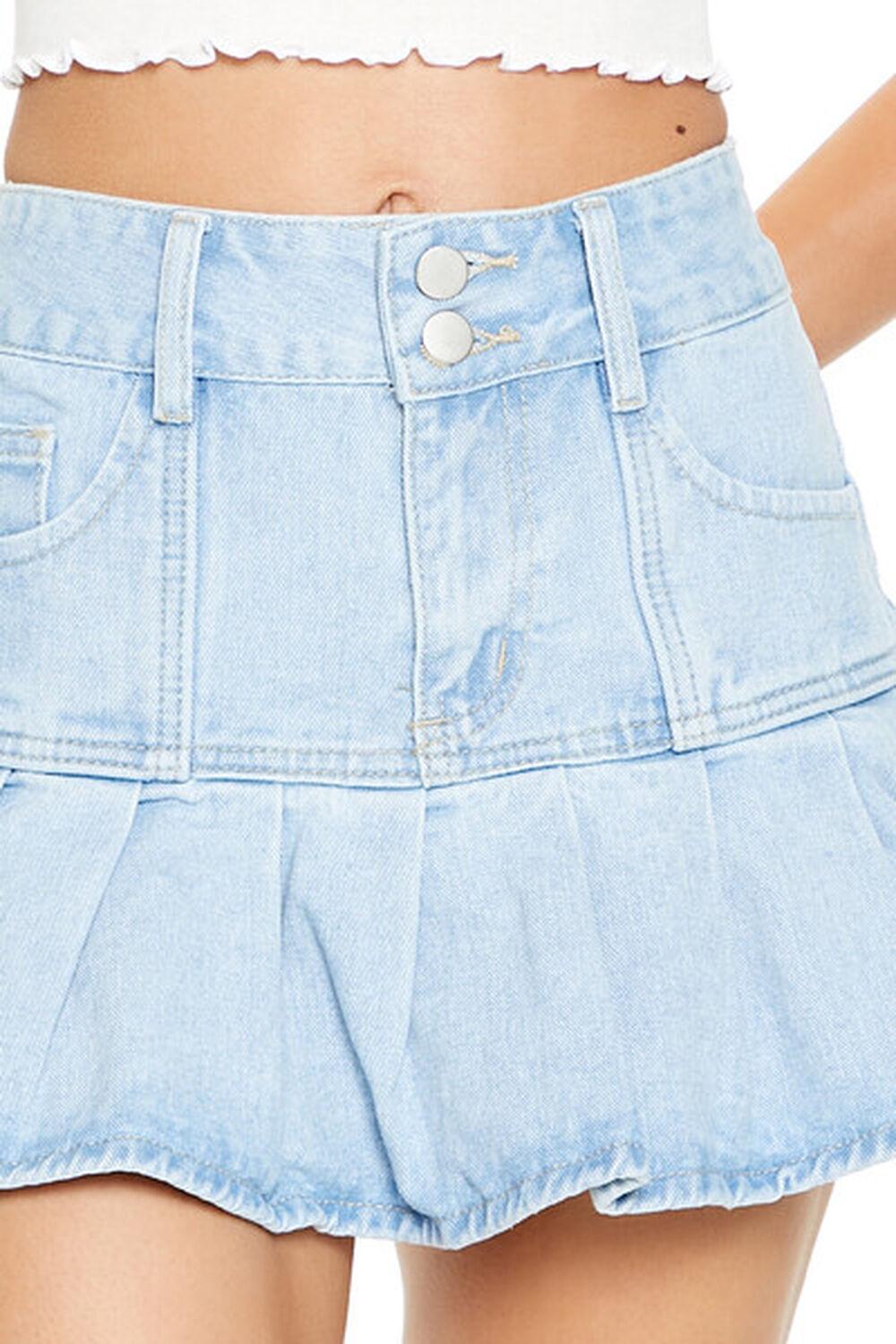 Flounce Drop-Waist Mini Skirt | Forever 21 Product Image