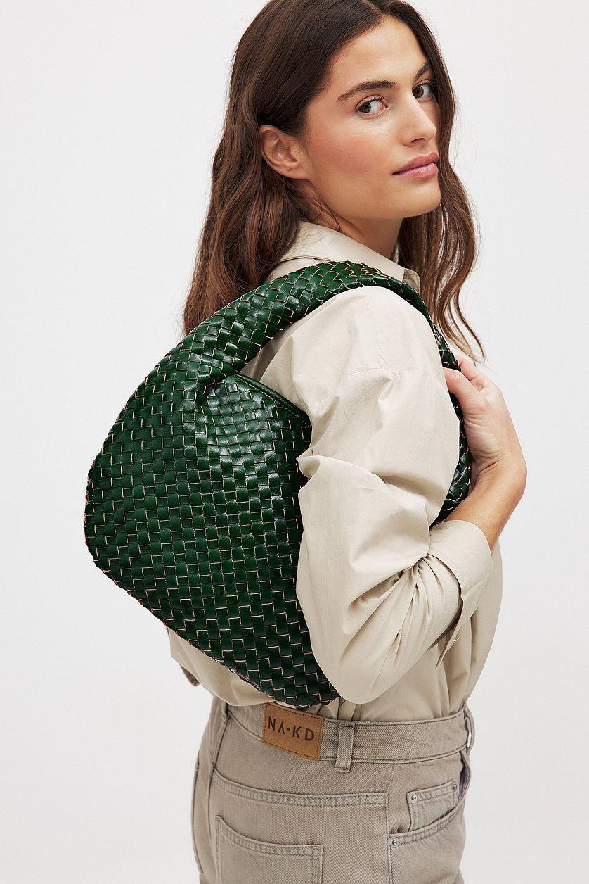 Woven Rounded Shoulder Bag Product Image