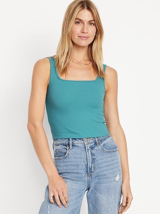 Ultra-Crop Rib-Knit Top Product Image