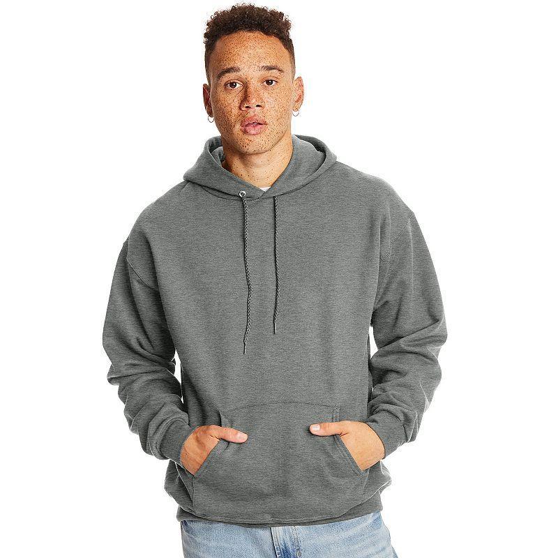 Men's Hanes Ultimate® Fleece Pullover Hoodie, Size: XL, White Product Image