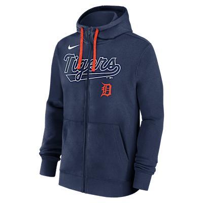 Detroit Tigers Knockout Script Men's Nike MLB Full-Zip Hoodie Product Image