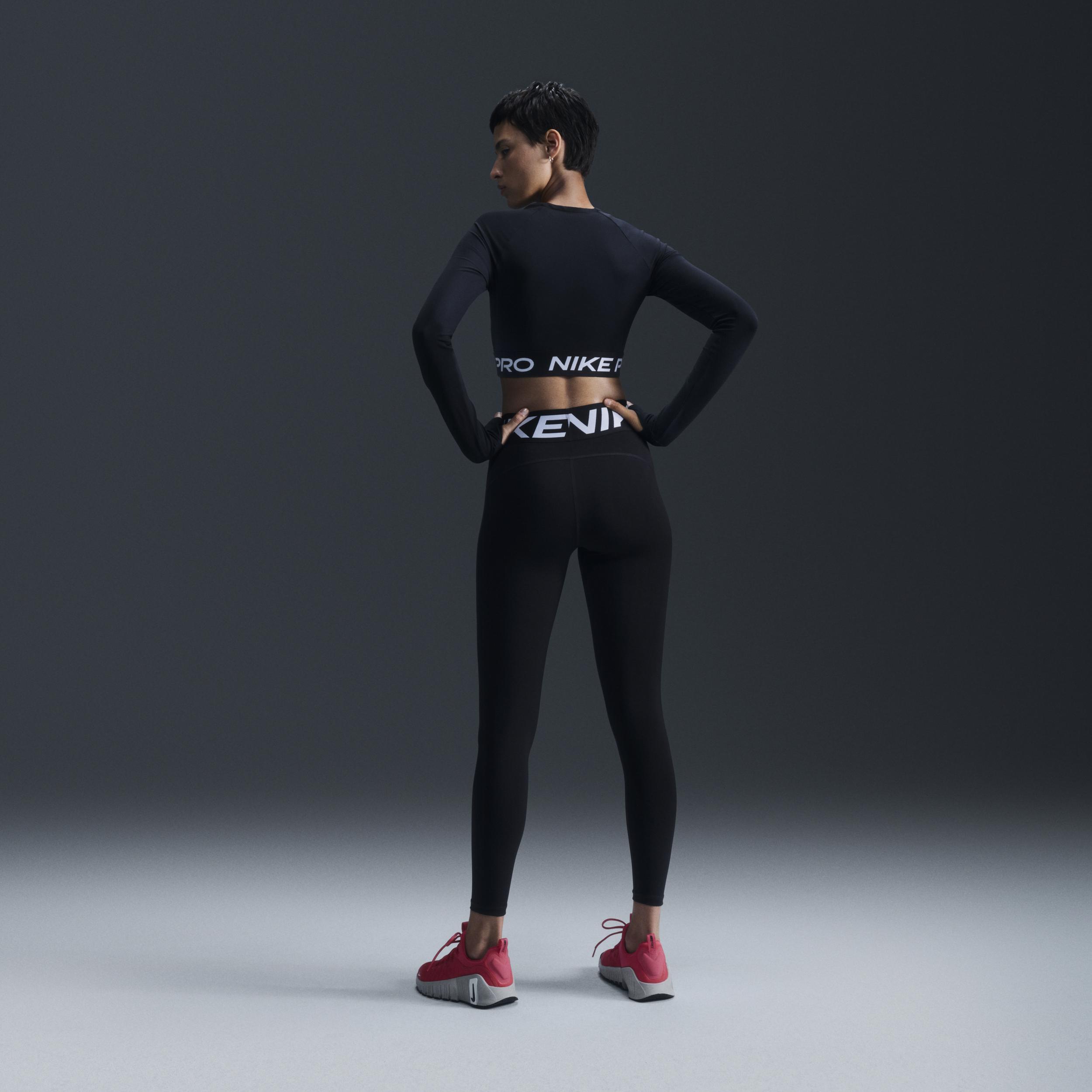 Nike Pro Women's Dri-FIT Cropped Long-Sleeve Top Product Image