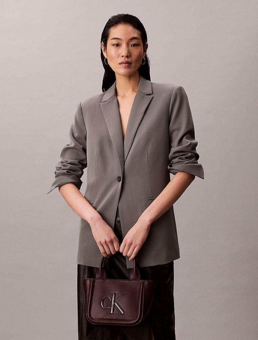 Embossed Monogram Logo Small Tote Bag Product Image