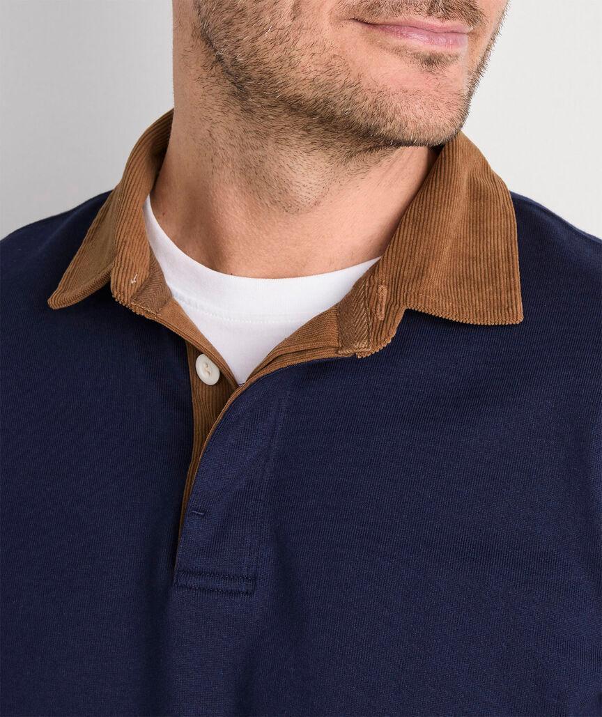 Corduroy Collar Rugby Shirt Product Image