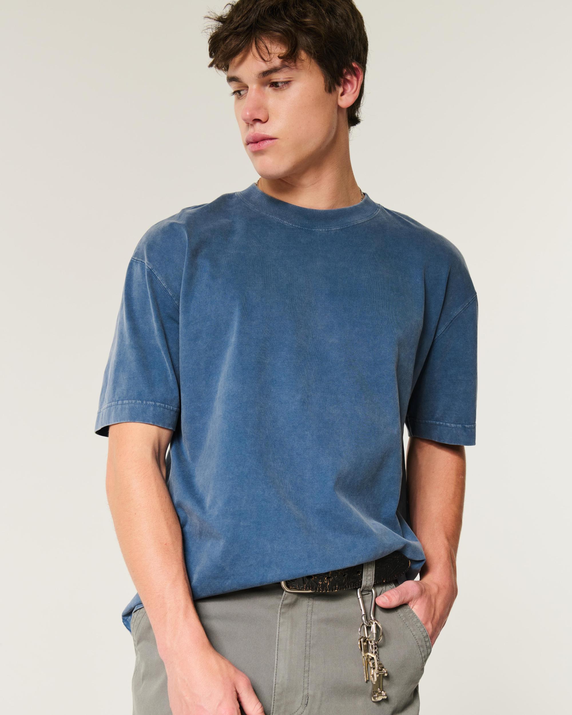 Dalix Mens Lil Smile Heavy Weight Cotton Tee Product Image