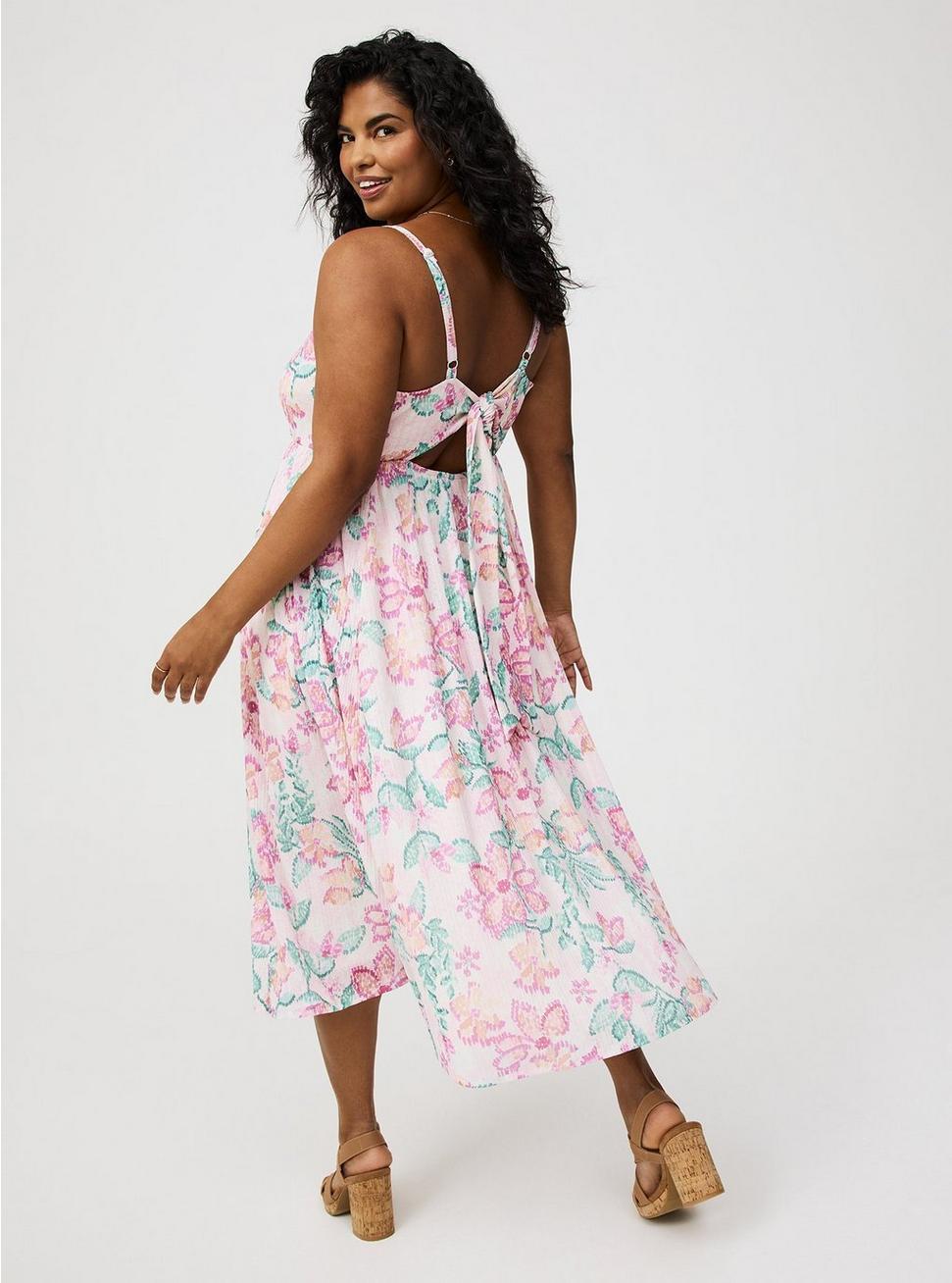 Sleeveless Tie-Back Midi Dress Product Image