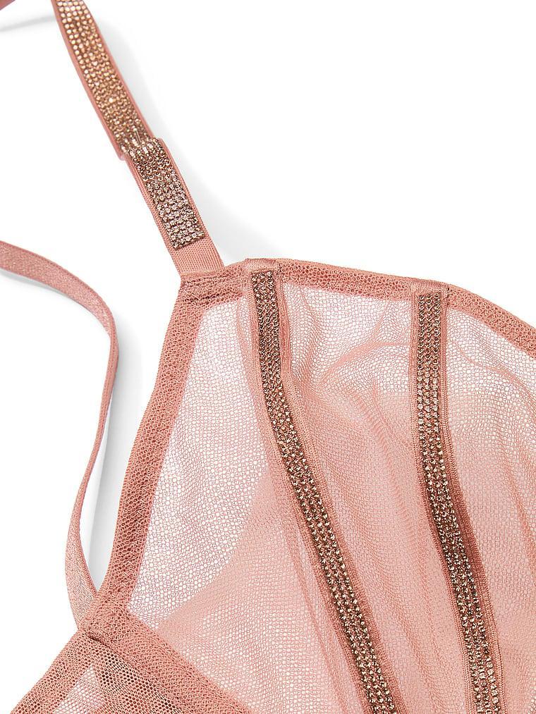 Sheer Shine Unlined Low-Cut Demi Bra Product Image